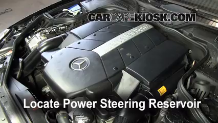 2006 Mercedes-Benz CLS500 5.0L V8 Power Steering Fluid Add Fluid